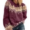 Women's Winter Casual Loose Mohair Chunky Knit Sweater