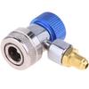 Freon R134a Cylinder Adapter Gas Injector Adjustable Low Connector Voltage Quick Release Hose Adapter Air Conditioning Installat