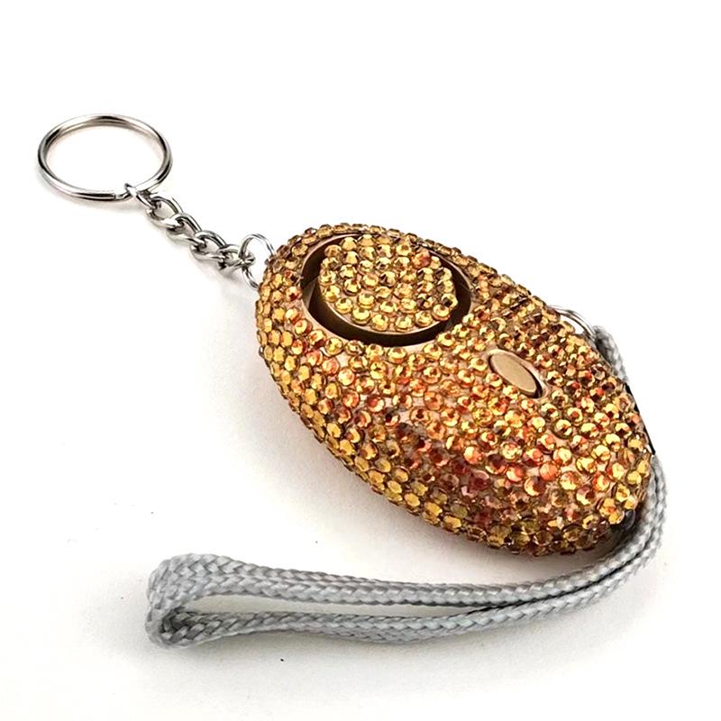 Rhinestone Self-Defense Keychain Alarm for Women & Children