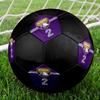 Al Ain FC Size 5 Soccer Ball, Machine-Stitched PVC, Durable & High Bounce, All Ages Fit, fan merchandise, matches & outdoor use.