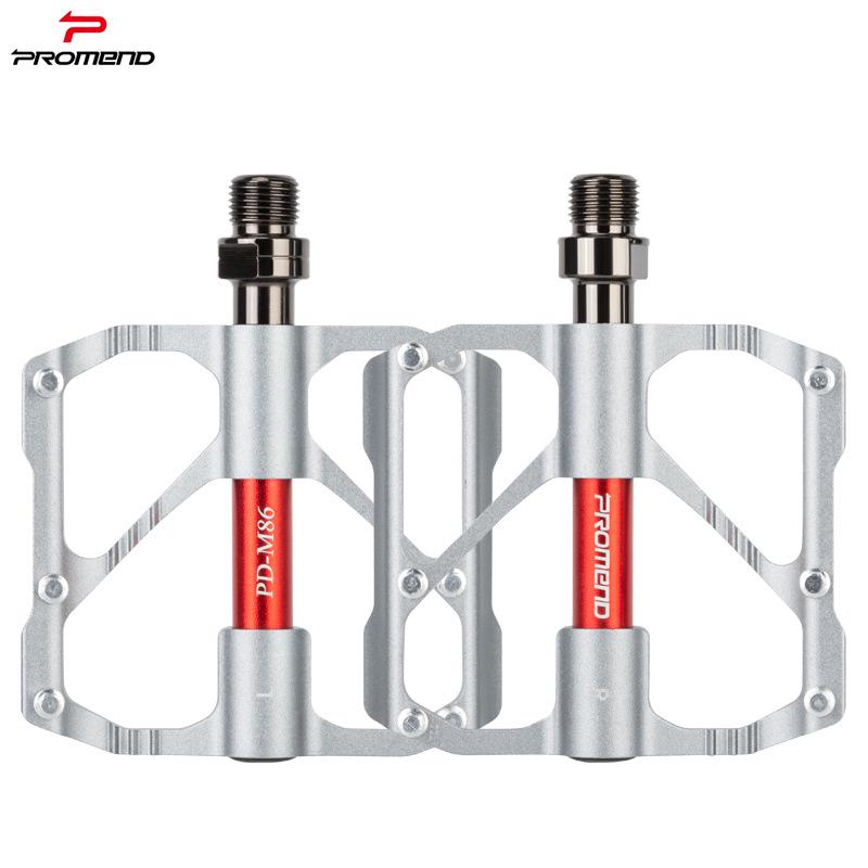 PROMEND M86 Aluminum Alloy Three-Bearing Bicycle Pedals for Mountain and Road Bikes