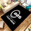 Bbs Gear Logo Custom Name Carpet Rug For Living Room Bedroom Home Sofa Decoration Kids Play Nonslip Floor Mat