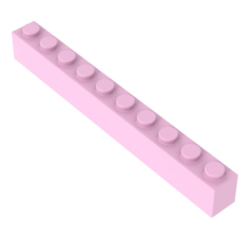 [FunBrick] 10/30/50PCS Bricks 1x10 Dots 1*10 Dots Educational Creative DIY Bulk Set Building Blocks Compatible with 6111 Classic