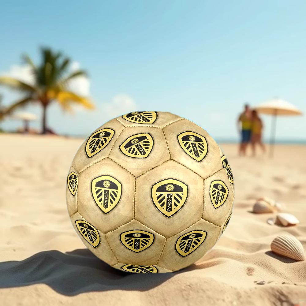 Leeds United Größe 5 Fußball Hohelastischer Fußball Für Outdoor-Wettbewerbe Tägliches Training Spielen