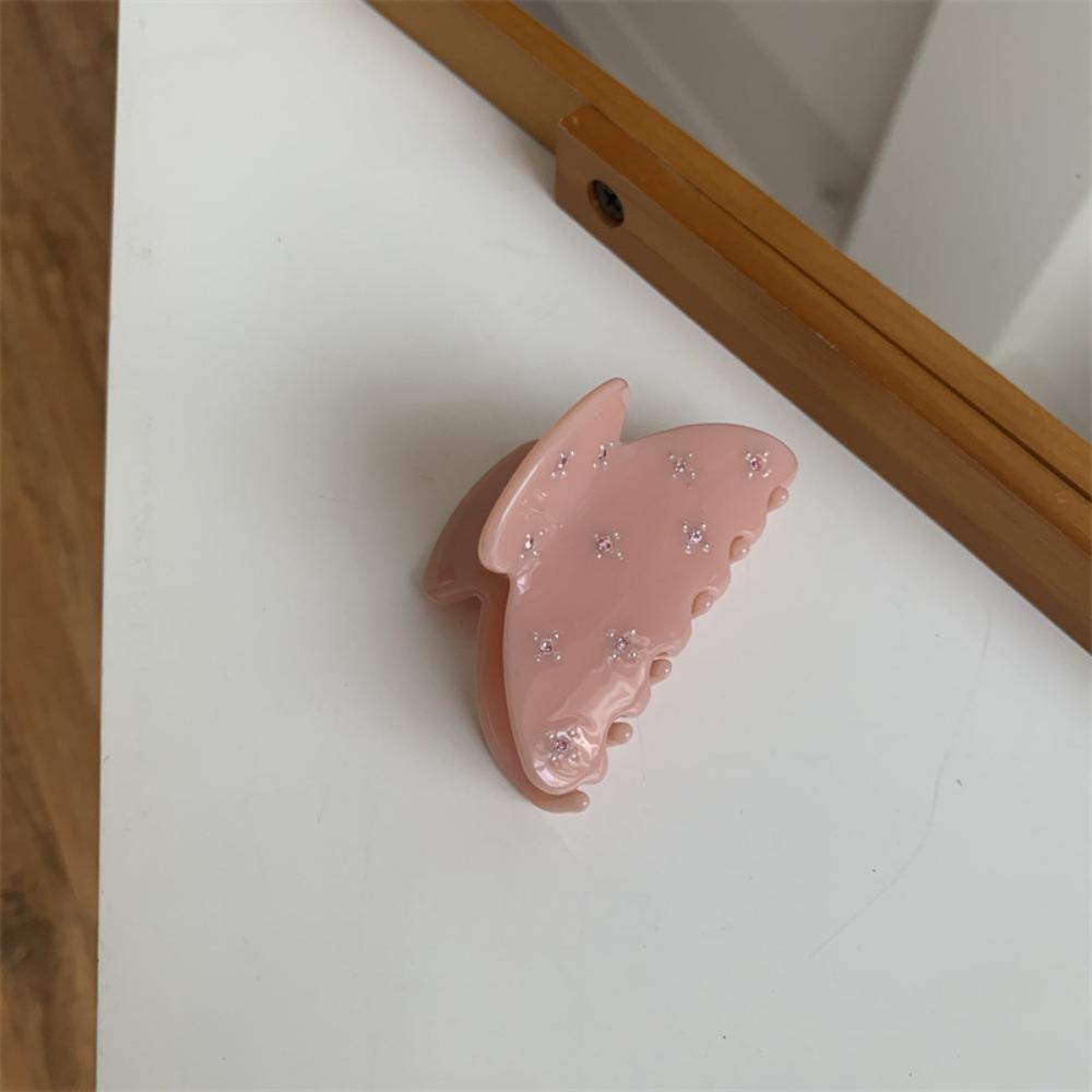 Retro Acetic Acid Rhinestone Semicircle Hair Clip Headwear Korean Style Shark Clip Girls Hair Claw