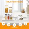 3 Tier Expandable Step Shelf Adjustable Cabinet Storage Rack Countertop Display Shelf  Cabinet