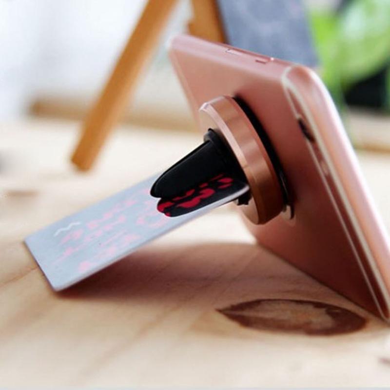 Air Vent Outlet Clip Magnetic Flexible Phone Holder for All Phones Easy To Install Adjustable GPS Mount Holder
