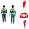 Power Rangers Costume Kids Adult Cosplay Fancy Dress Party Jumpsuit Superhero