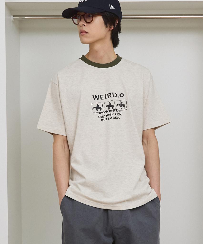 CAMEL WORK Wealdo Ringer Short Sleeve T-Shirt (Oatmeal)