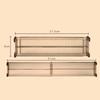 2Pcs Adjustable Drawer Divider Organiser DIY Room Kitchen Storage Separators