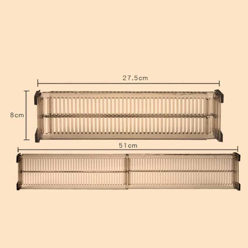 2Pcs Adjustable Drawer Divider Organiser DIY Room Kitchen Storage Separators