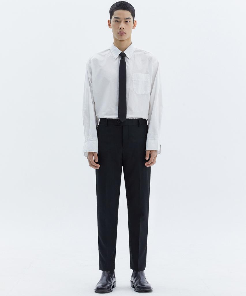 TRIP LE SENS Custom Basic Tapered Slacks_Brown