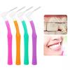 Replaceable Interdental Brush With Dust Cover Soft Mini Brush L-type Tooth Floss Cleaning Between Teeth Oral Care Toothpicks