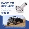 AEE4-2Sets V-Twin Aluminum Thermostat Outlet Cover For Can-Am 800 1000 Outlander Renegade 420262690 420262691