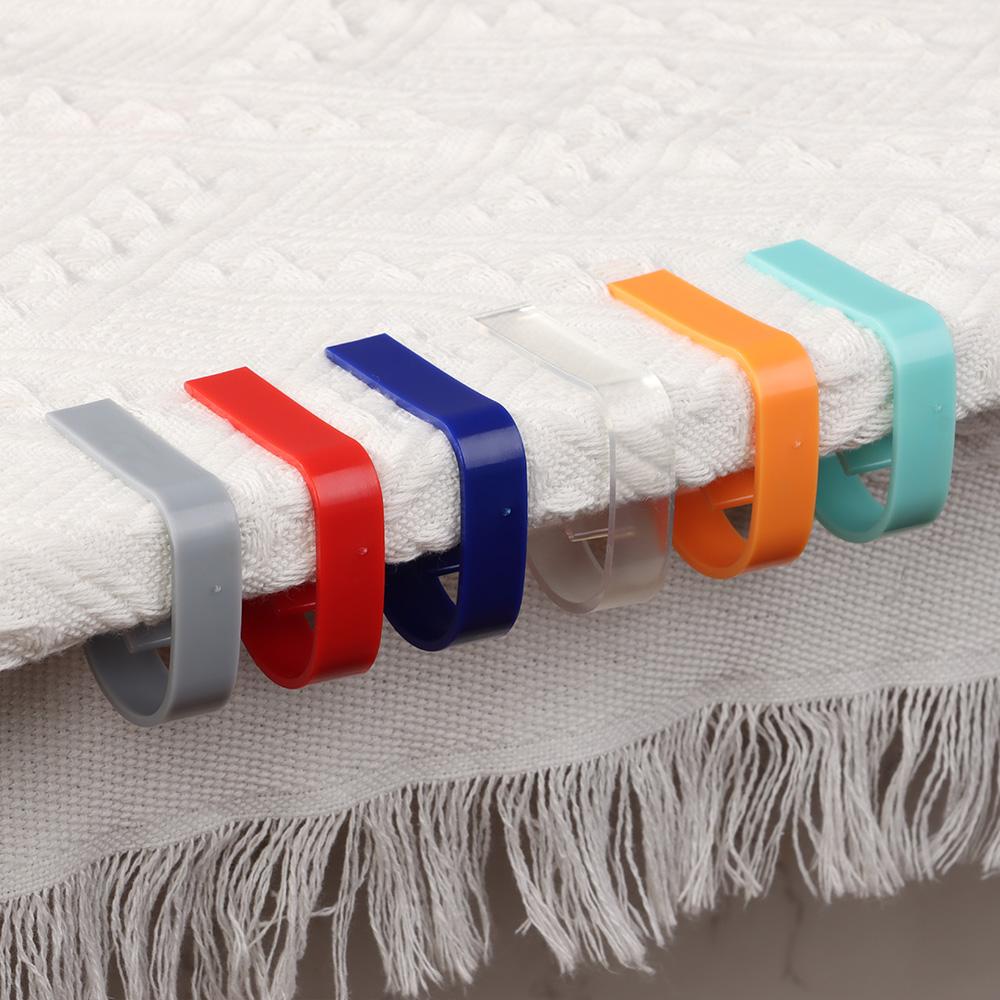 4 Pcs Plastic Anti-Slip Tablecloth Clip Tables Cloth Clamps Cover Party Picnic Wedding Prom Multi-function Tablecloth Holder