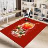 1PC Cocktail Flowers Extra Large Non Slip Floor Carpet, Office, Family, Bedroom, Studio Large Area Rug Indoor Rugs, Vibrant Colors