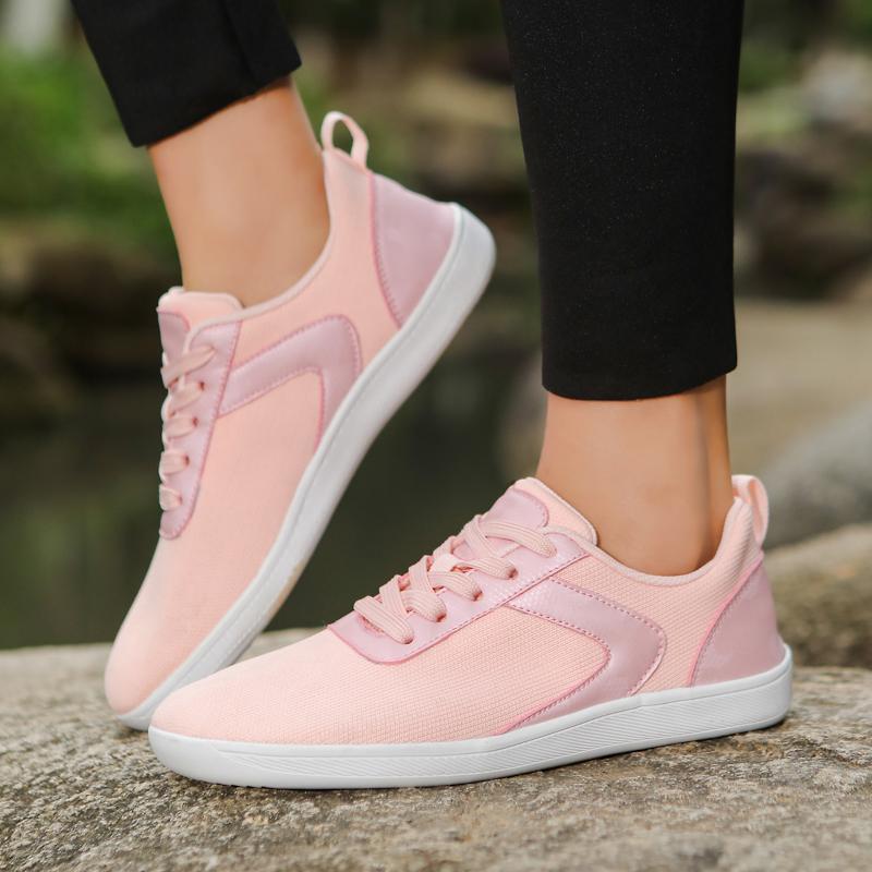 Anti-slip Wide Toe Training Sneakers Light Breathable Casual Sports Shoes Mesh Gym Fitness Flat Shoes