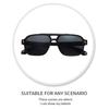 New Fashionable Men's Double Beam Sunglasses, Pilot's Retro Casual Driving Sunglasses, UV Protection