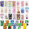 Soccer Party Favor Bags - Aluminum Foil Goodie Bags with Handles, Football Theme Gift Bags for Birthday, Sports Events & Festive Party Decorations