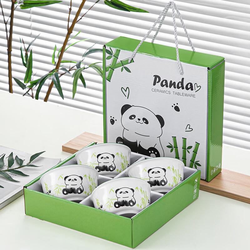 Sweet  Elegant Hand-Painted Cartoon Ceramic Dinnerware Gift Set