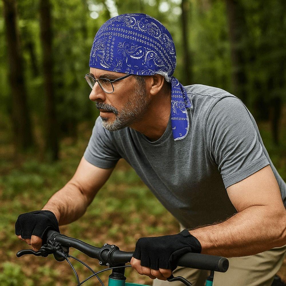 Lightweight Bandana Hat Breathable Sun Protection Cap Durable Sports Headscarf Outdoor Sports