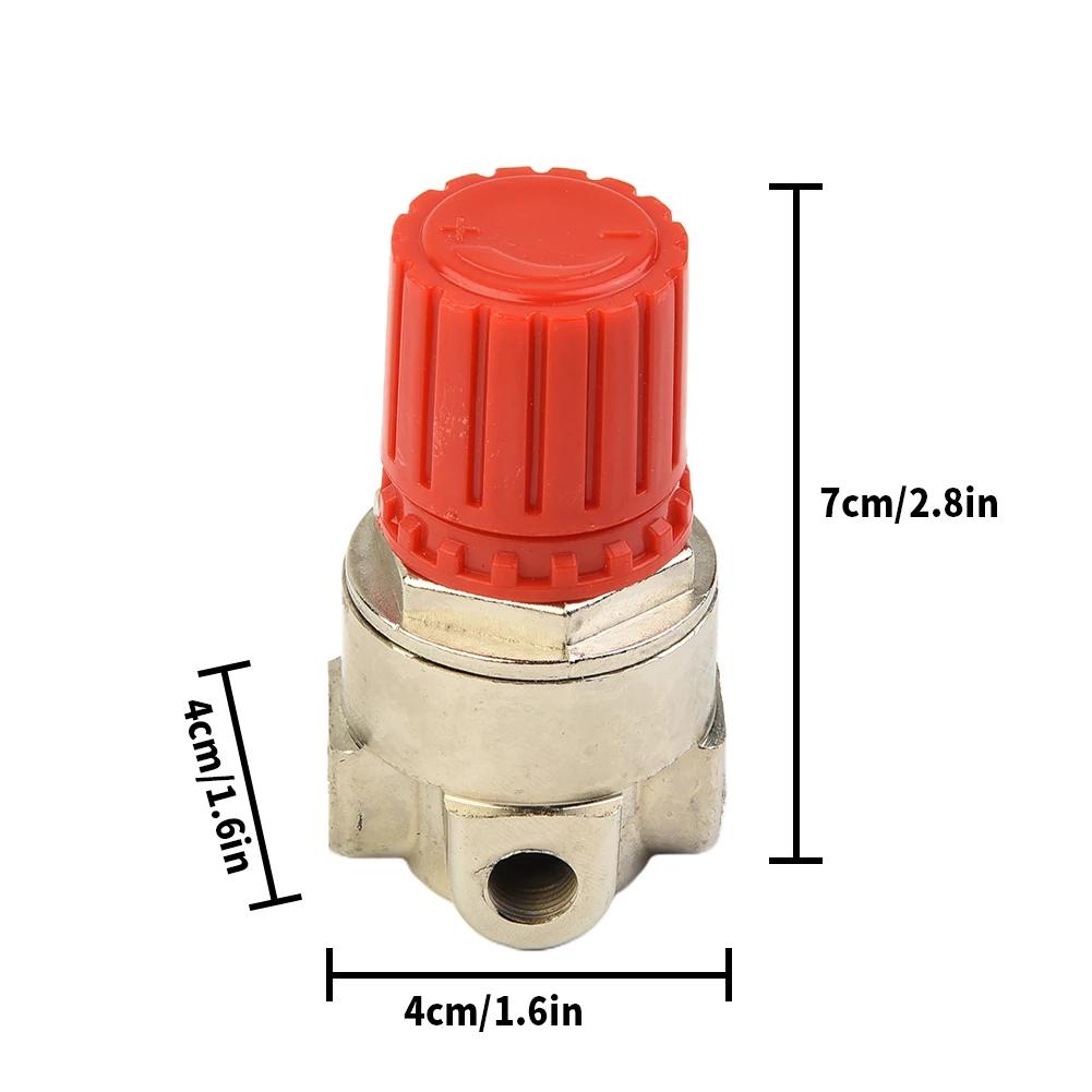 Air Compressor Accessories Valve Air Pressure Valve 0314482445 4 Holes Lightweight Red And Black For Piston Compressor