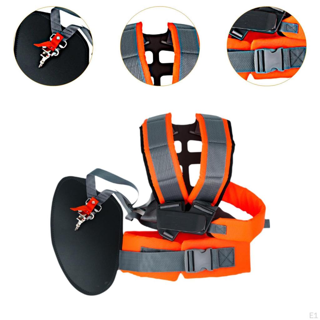 Trimmer Shoulder Strap Mower Backpack Straps Padded Belt