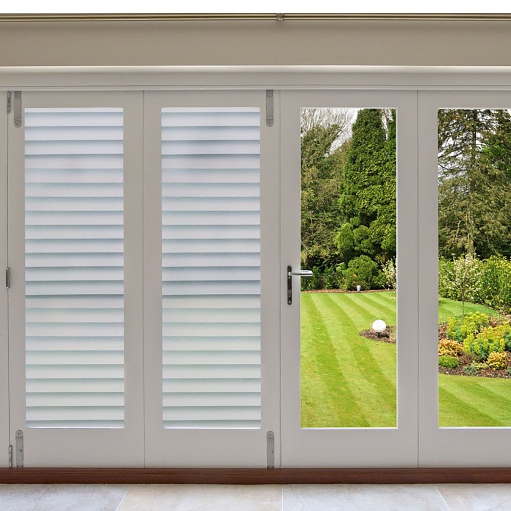 Removable Window Privacy Film Static Cling Window Stickers Frosted Glass Stickers  Glass Windows