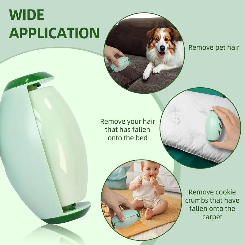 Ultra Sticky Reusable Lint Roller Washable Portable Pet Hair Dust Fluff Remover for Home Travel Clothes Furniture Cleaning