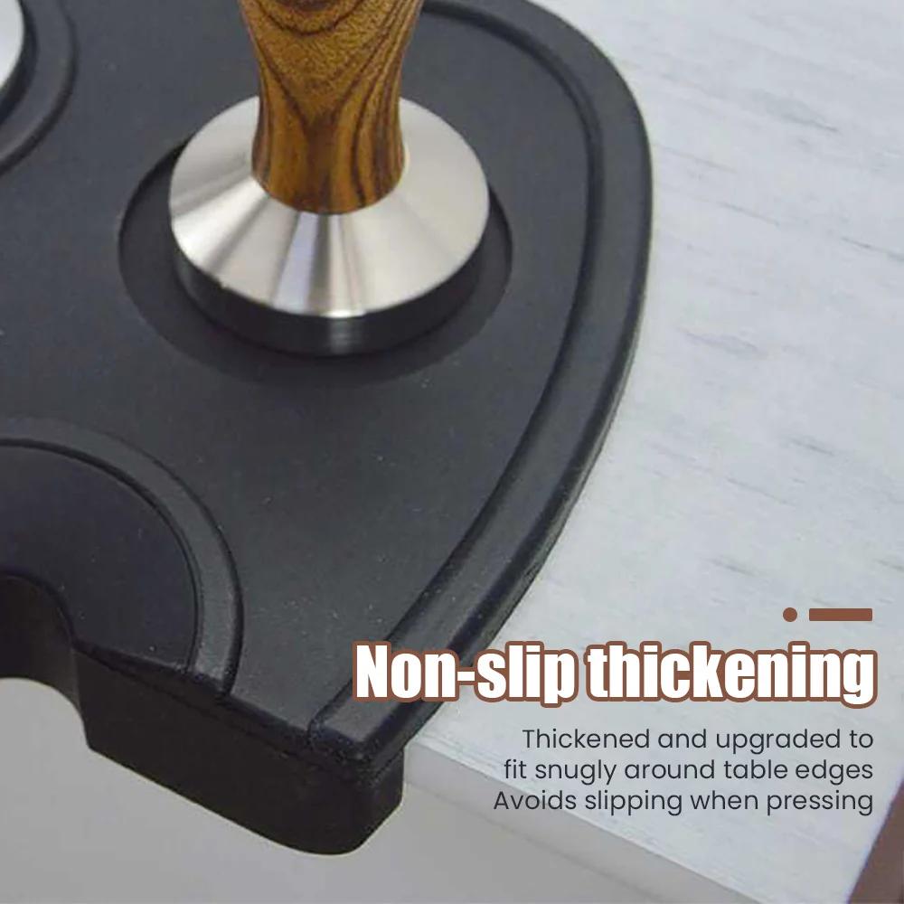 Silicone Coffee Anti-skid Mat Corner Pad Non-slip Pad Filling Seat Coffee Machine Bar Powder Hammer Pad Handle Pad Powder Pad