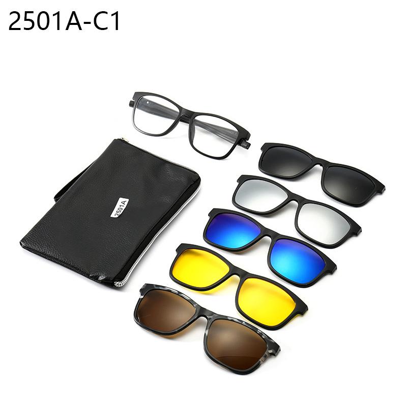 Night Vision Magnetic Reading Glasses Anti Blue Light Unisex Optical Prescription Sunglasses Anti Slip Chain