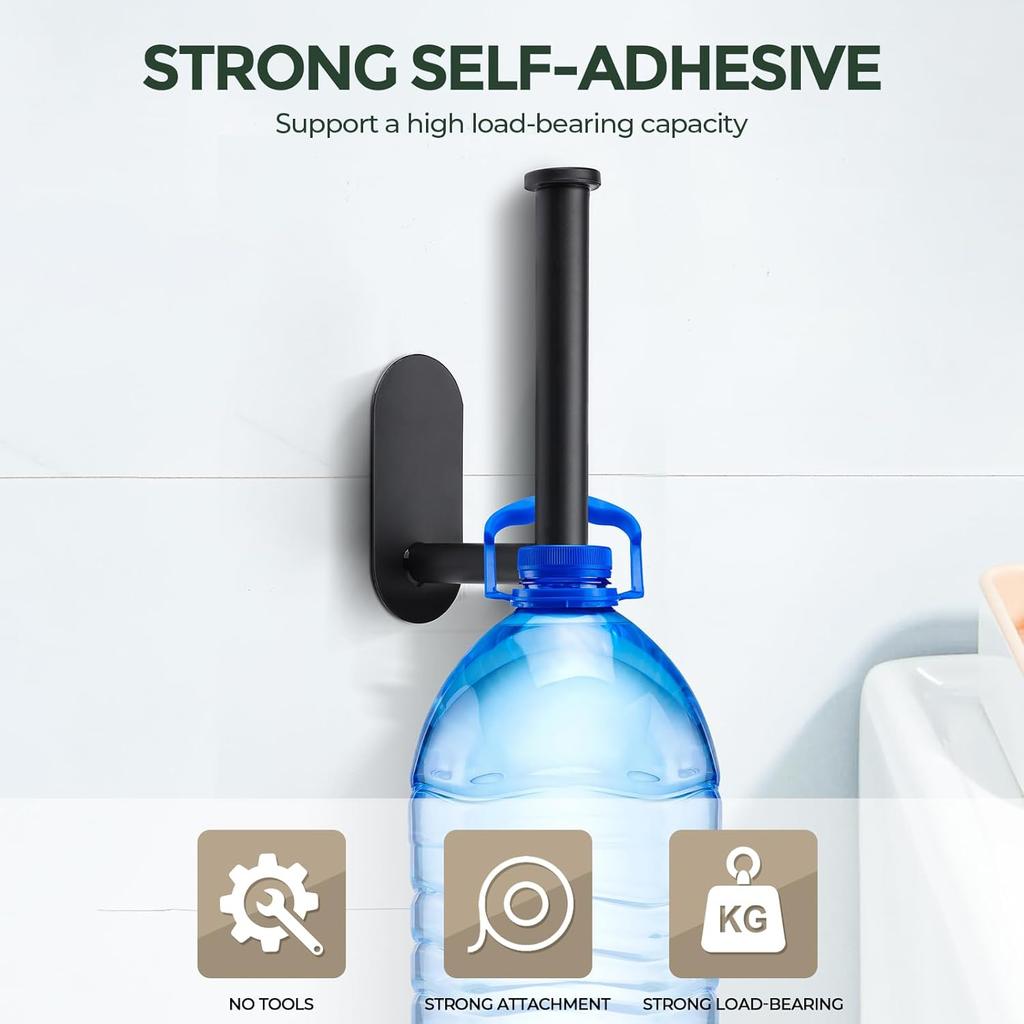 Adhesive Toilet Paper Holder Kitchen Roll Towel Rack Napkin Dispenser Absorbent Stand Tissue Hanger Bathroom Accessories