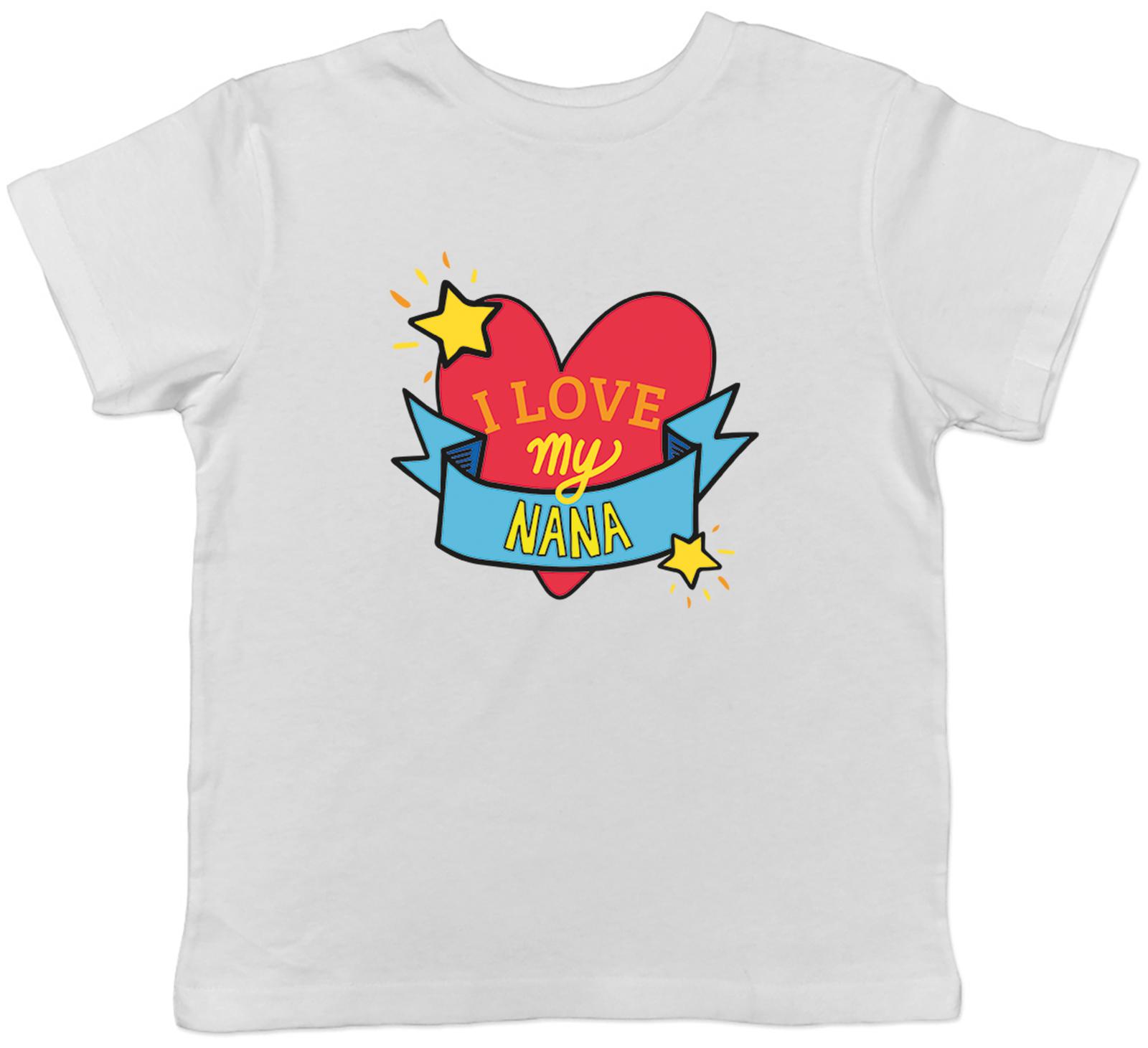 

I Love My Nana Kids T-Shirt Grandparents Day Childrens Boys Girls Gift 130