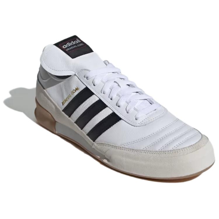 Adidas Mundial Goal White Black Unisex Sneakers Cloud-White Core-Black Gold-Metallic ID4047