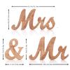 Mr & Mrs Wooden Decoration Props for Wedding
