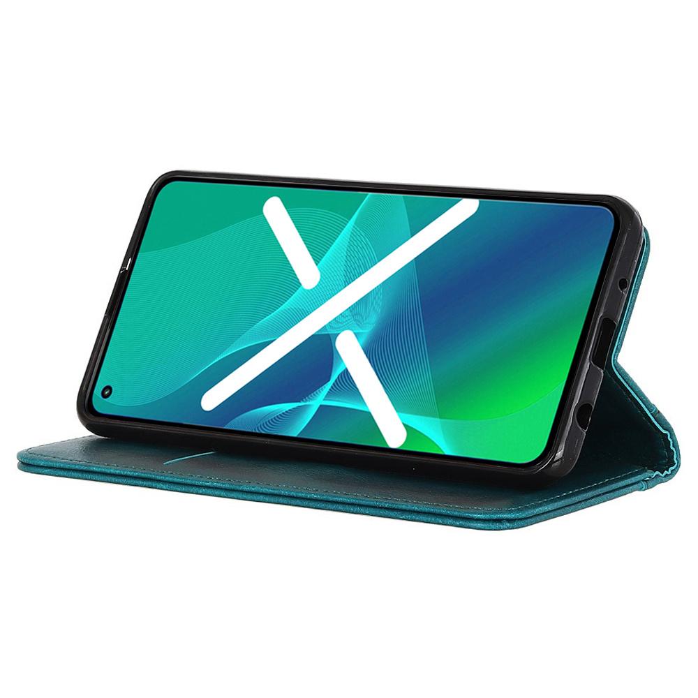 Samsung Galaxy A34 5G Flip Case, Split Leather, Green