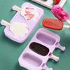 Silicone Ice Cream Mold Reusable Popsicle Moulds Cartoon Animal Mold  Jelly Fruit Ice Cream Mold Summer Kitchen Accessories