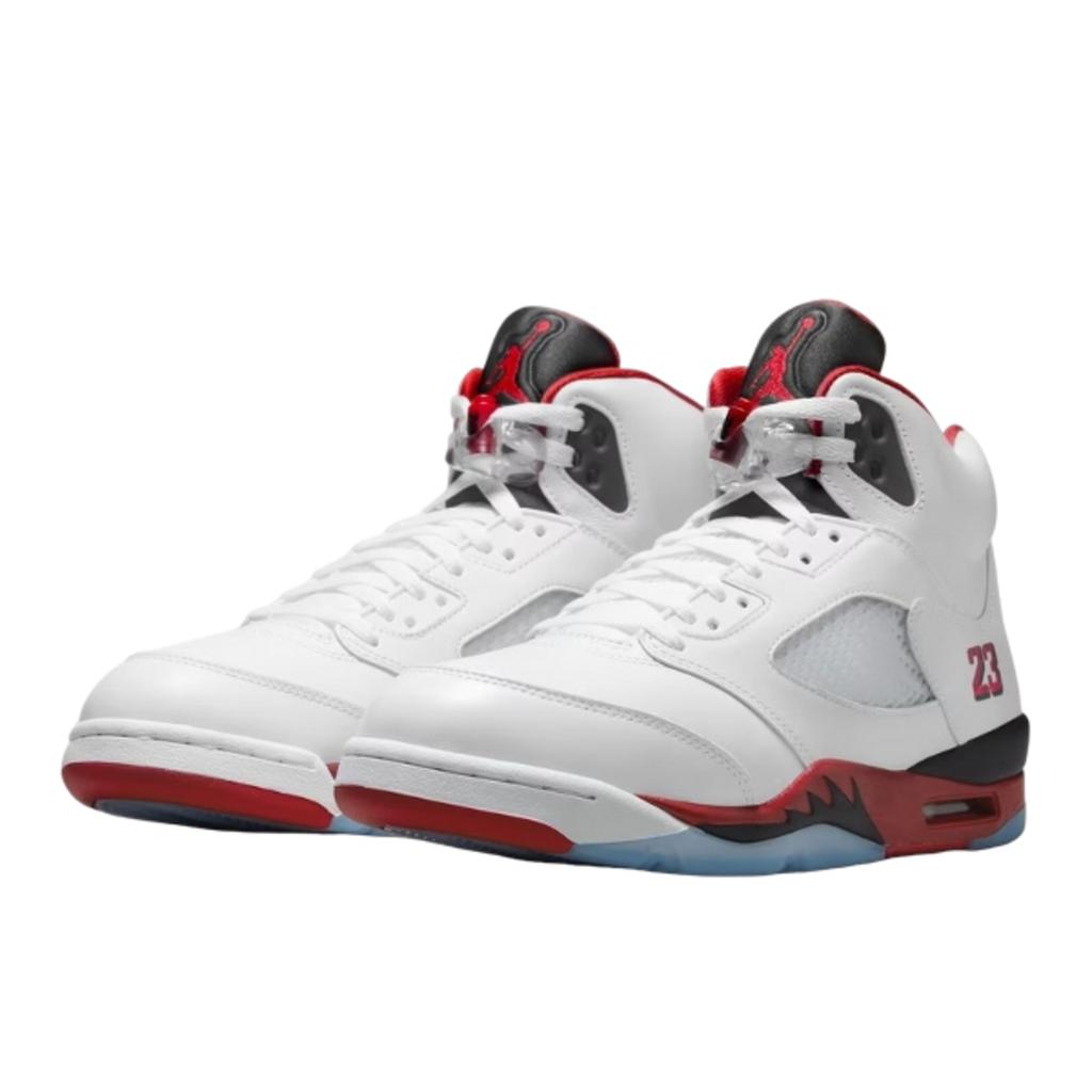 Air Jordan 5 Retro Fire Red Black Tongue (2025)