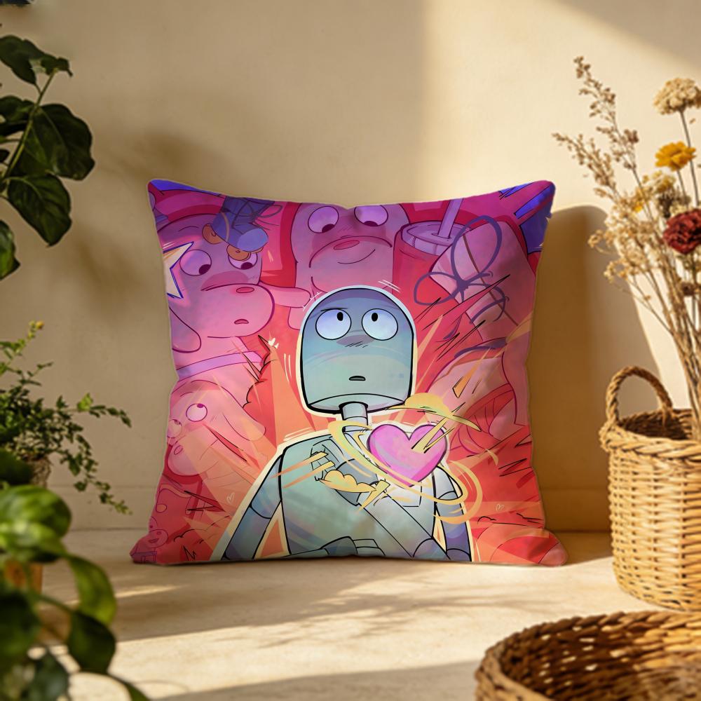 Stylish RRobot Dreamser Cushion Cover Versatile DoubleSided Pillow Case Fit for Sofa Bed Car Daily Decor