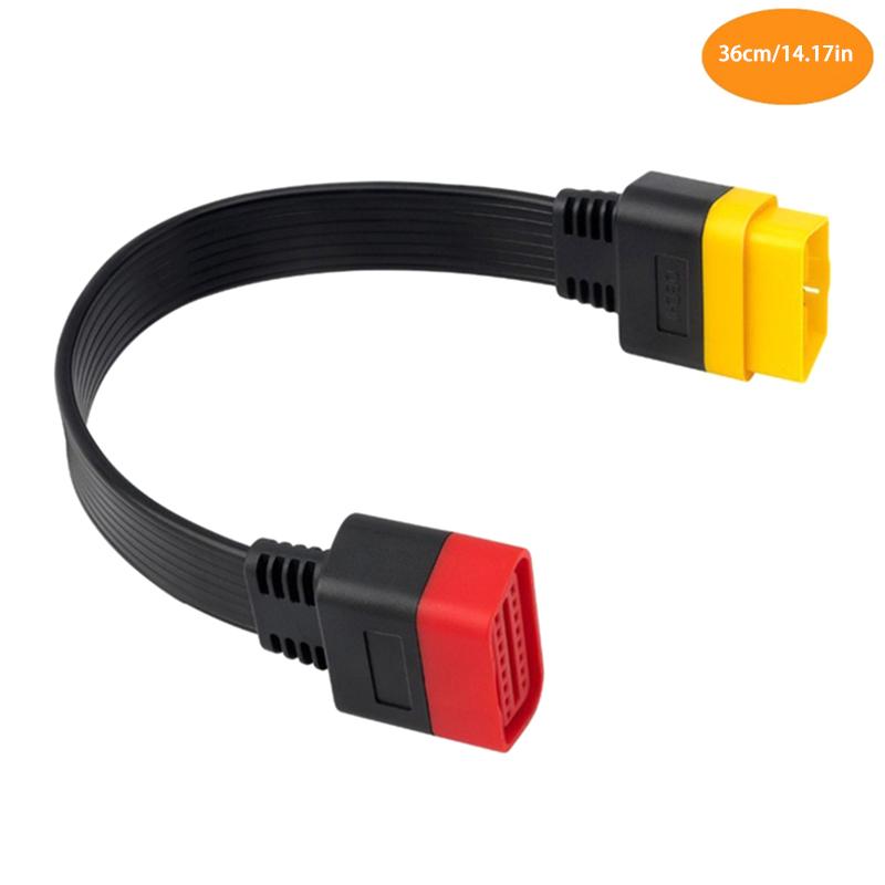 

Obd2 Obdii Extension Cable Male To Female Connector 16Pin Diagnostic Tool For Elm327 Launch Think Diag Adapter Unbendable 36cm