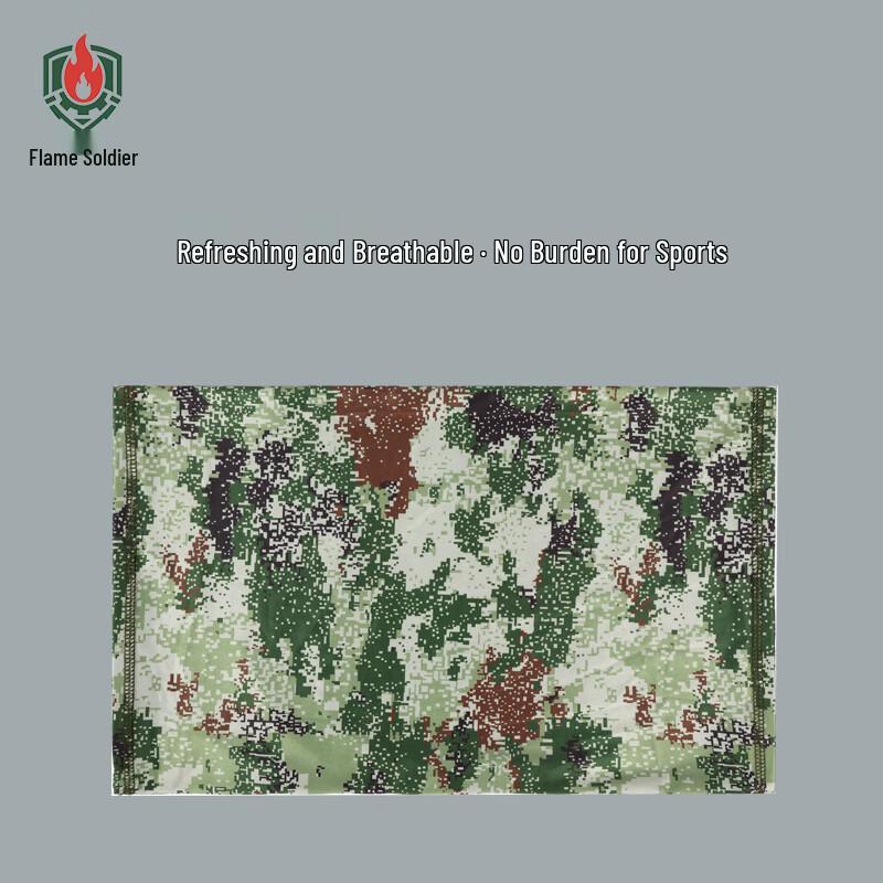 Herren Eisseide Camouflage Sonnenschutz Nackenschal