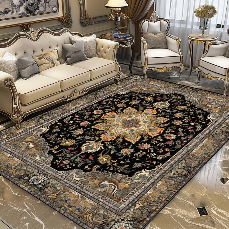 Vintage Persian High-end Luxury Carpet Coffee Table Mat Sofa Side Living Room Bedroom Ornaments Rug 200x300cm Non-slip Mats