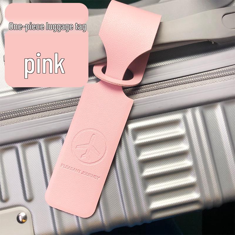 

Багатоколірна двостороння ПВХ-шкіра Авіаційний логотип Бирка для багажу з ремінцем фіксованої довжини