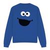 Sesame Street Unisex Adult Cookie Monster Face Sweatshirt