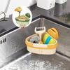 Sink Drain Strainer Basket Draining Corner Trash Catcher Versatile Faucet Hanging