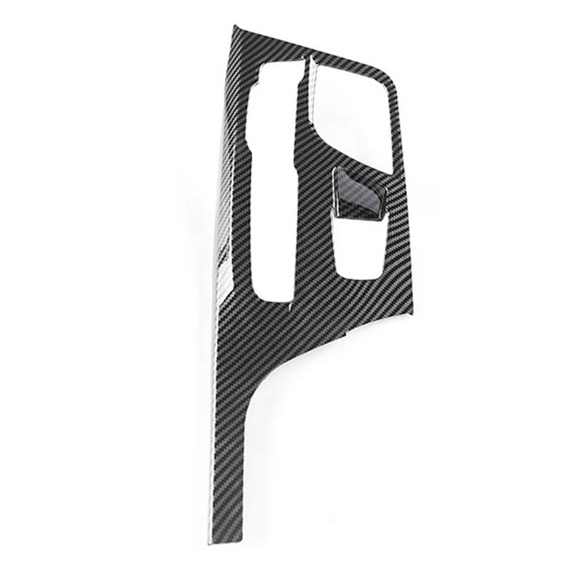 WO-For -BMW 5 Series G30 2018- Carbon Fiber Car Center Console Gear Shift Panel Cover Trim Frame Decor Sticker