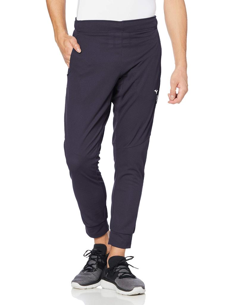 Mizuno Dry Aeroflow Training Deep Size L Size Men's Pants, Sweat-Wicking, Quick-Drying, Breathable, 32MD0050, Navy, (Japan L)