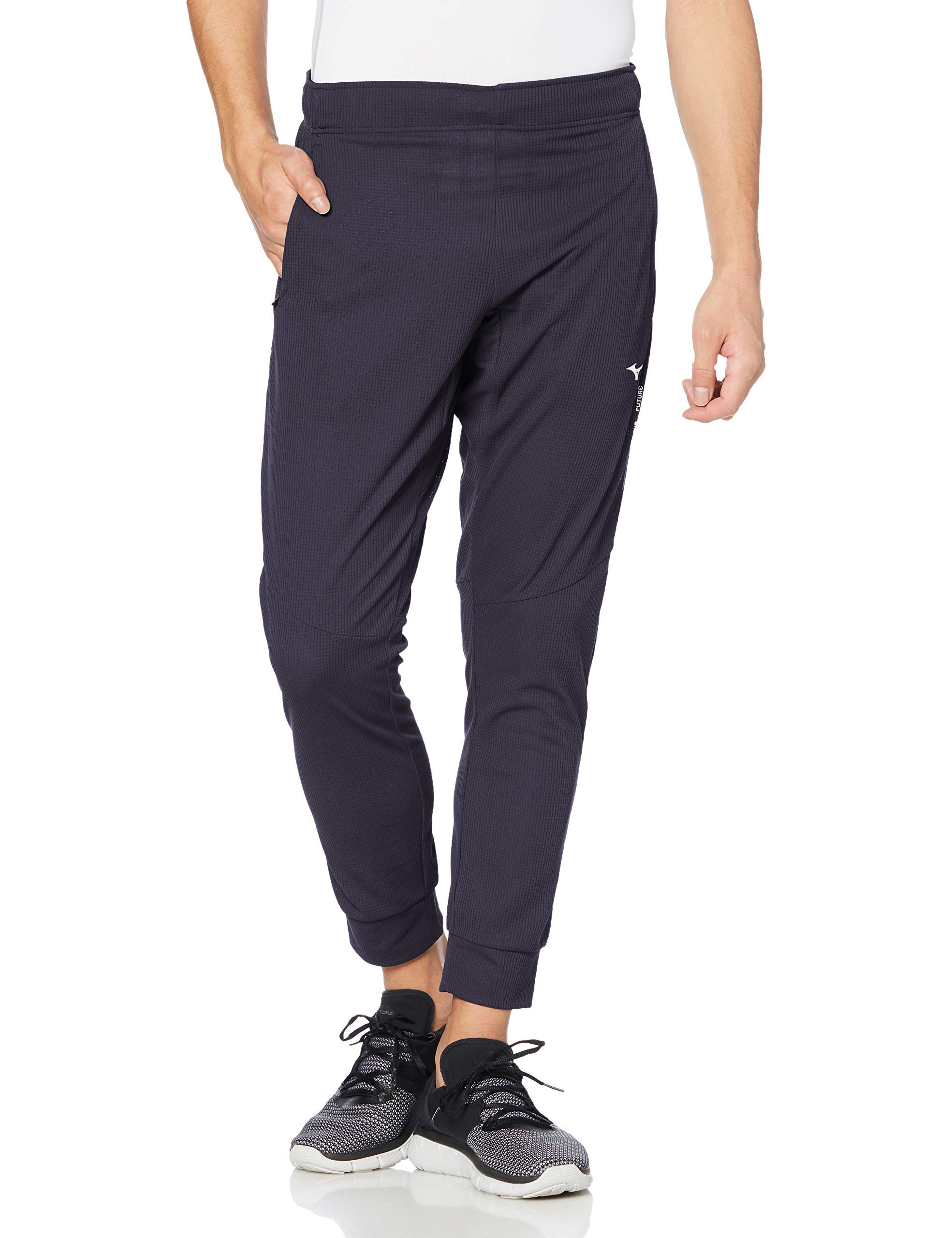 

Mizuno Dry Aeroflow Training Deep Size M Men s Pants, Sweat-Wicking, Quick-Drying, Breathable, 32MD0050, Navy, (Japan Size)