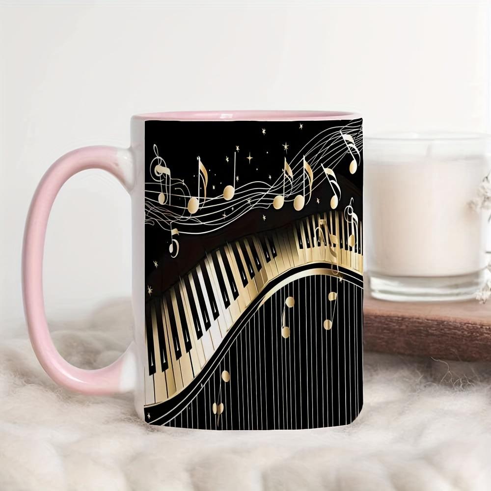Κεραμική Κούπα Καφέ Πιάνο Κούπα Ποτού Δώρο