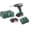 Perceuse Visseuse - METABO - BS 18 - 18V - 2 Batteries 1,5 Ah - Bois - Professionnelle